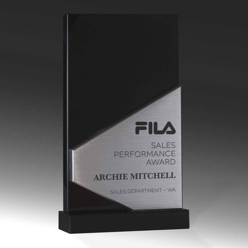 Black Silver Crystal Award 210mm