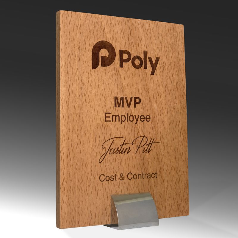 Timber Awards Glass Trophy 160mm