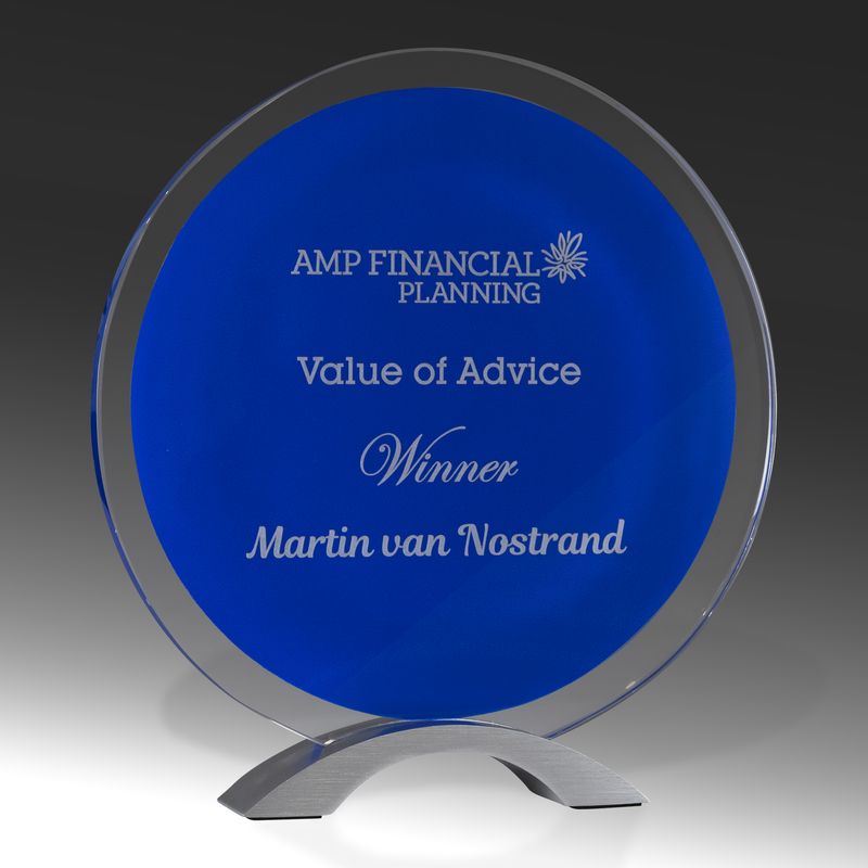Round Glass Award 215mm