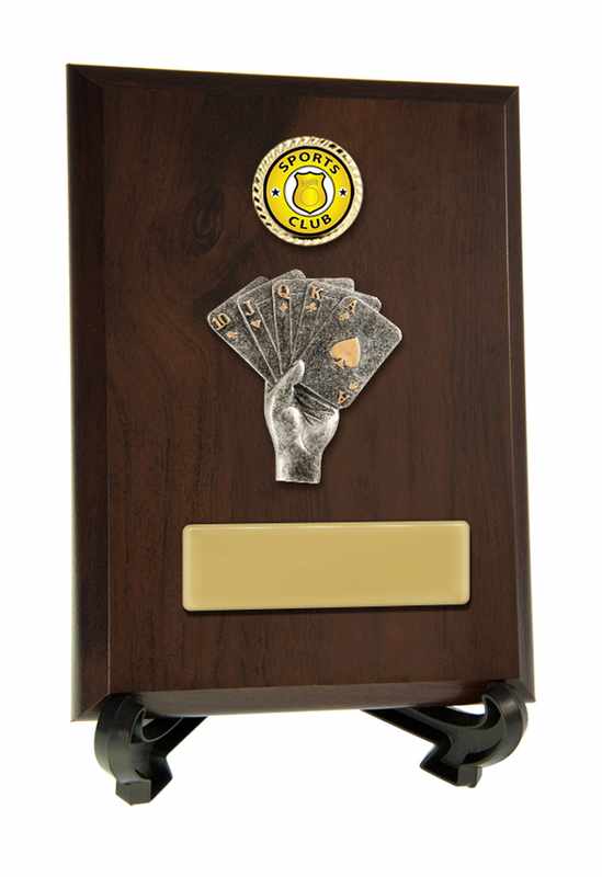 Plaque with Poker Trim