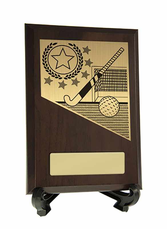 Plaque with Hockey Trim 200mm