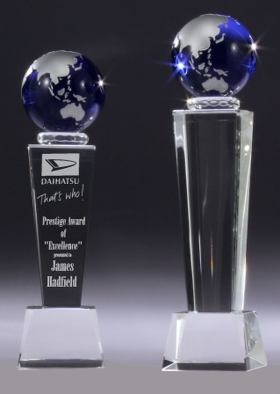 Blue Globe Crystal