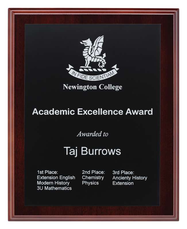 Engraved Plaques – Black / Silver