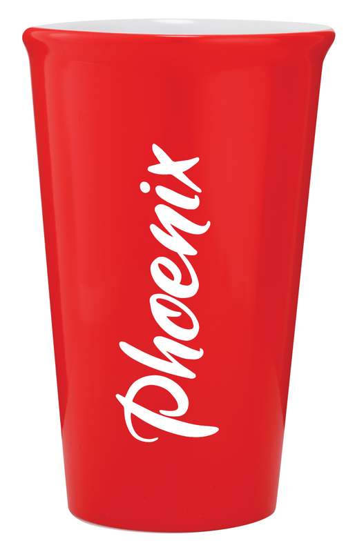 Red Latte Mug