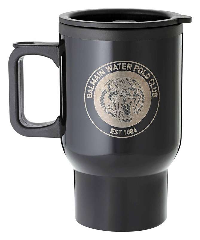 Black Travel Mug with Handle