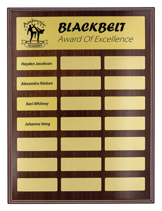 Directory Gold Plaque
