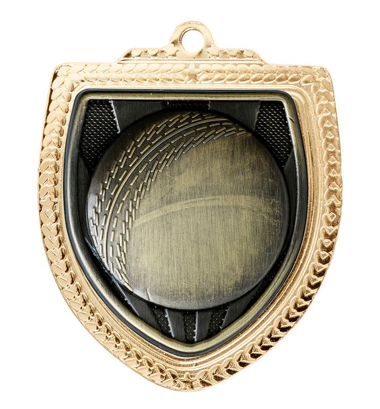 Shield Cricket Ball Gold Medal 80mm
