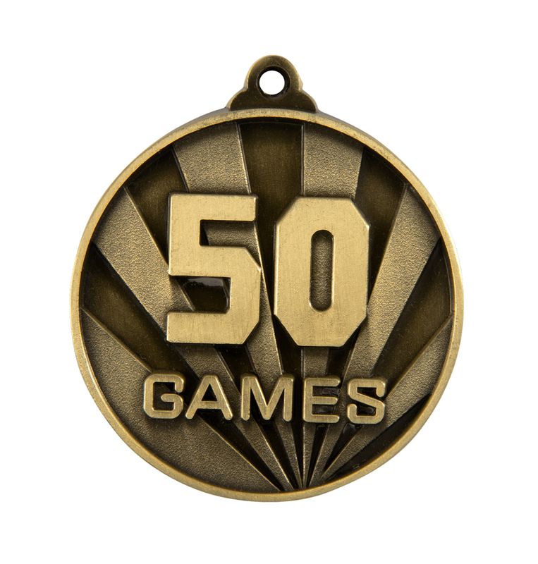 Aussie Rules Gold Medal 50mm